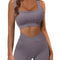 Seamless Women’s 2-Piece Workout Set - Butt Lifting Shorts & Crop Tank Top for Gym & Yoga